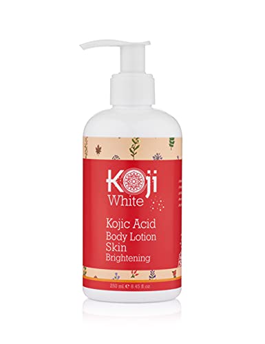 Koji White Body Lotion - Brightens Skin, Reduces Dark Spots, Paraben-Free, Vegan - 8.45 Fl Oz