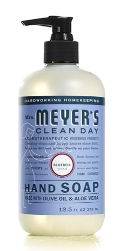 Mrs. Meyer's Clean Day Hand Soap - Essential Oils, Biodegradable, Bluebell Scent - 12.5 fl. oz