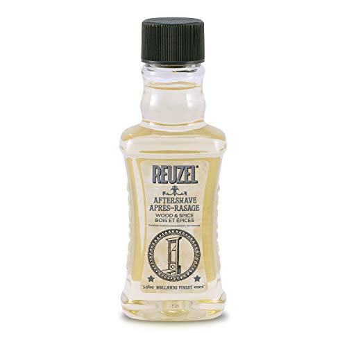 Reuzel Wood and Spice Aftershave - Hydrating, Soothing Formula, Cruelty-Free - 3.38 oz