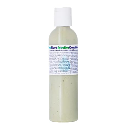 LIVING LIBATIONS Organic True Blue Spirulina Conditioner - Hydrating, Soothing, Plant-Based - 4oz