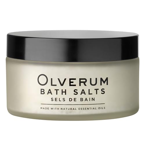 OLVERUM Natural Bath Salts - Revitalize Skin, Relax Mind, Vegan & Cruelty-Free - 7.1 oz