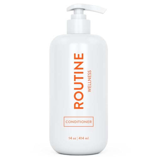 Routine Wellness Conditioner - Strengthens Hair, Nourishing Oils & Vitamins, Mandarin & Cedar - 14oz