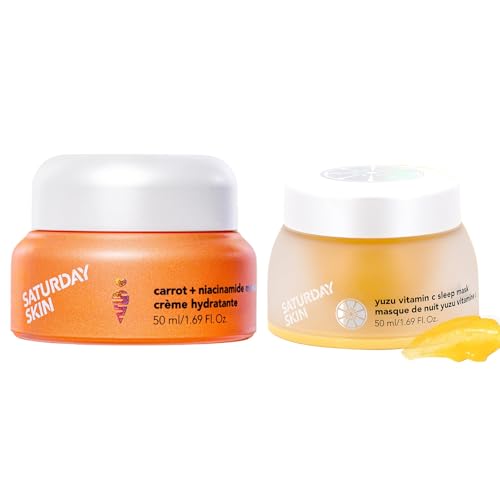 Saturday Skin Face Mask - Nourishing Overnight Hydration, Vegan & Cruelty-Free - 2.25oz