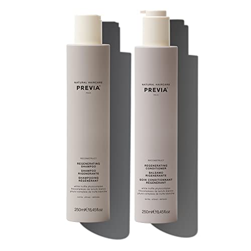 Reconstruct Shampoo & Conditioner Set - Anti-Aging, Nourishing for Damaged Hair - 8.45oz Each