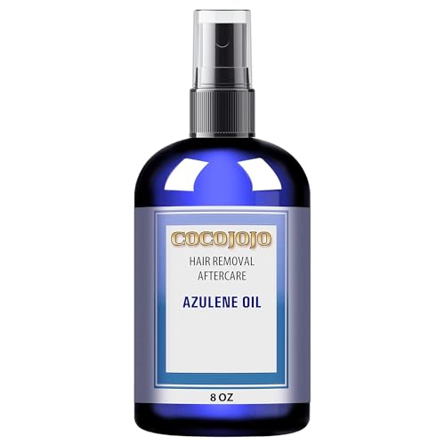 Cocojojo Azulene Oil Hair Loss Treatment - Reduces Hair Thickness, Soothes Skin - 8 Oz