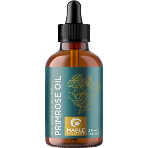 Maple Holistics Evening Primrose Face Oil - Hydrates, Nourishes Skin & Hair - 4oz