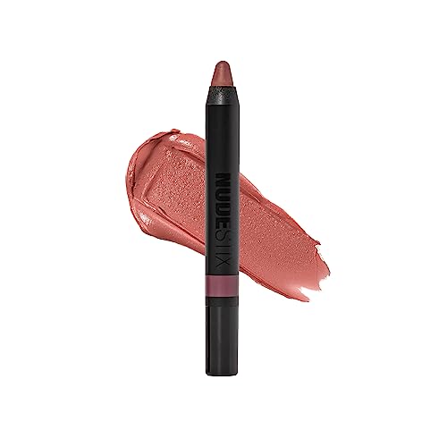 Nudestix Blush Pencil - Long-Lasting Matte Color, Vegan & Cruelty-Free - Sunkissed Pink