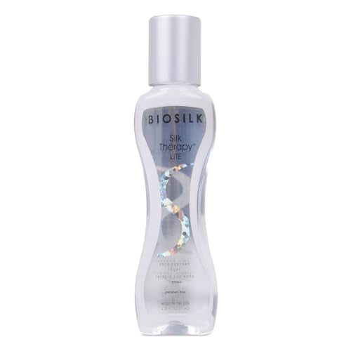 BioSilk Hair Treatment - Leave-In Reconstructing for Fine Hair, Sulfate & Paraben-Free - 2.26oz
