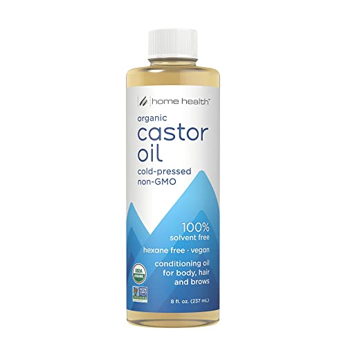 Home Health Castor Oil - Nourishing Multi-Purpose Conditioning Oil, USDA Organic - 8 fl oz