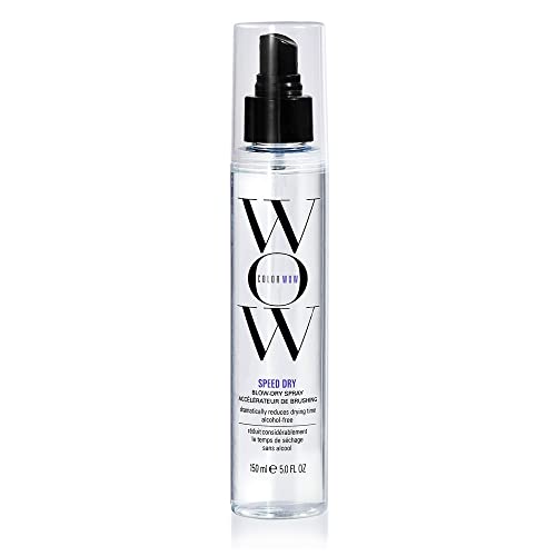 COLOR WOW Speed Dry Blow Dry Spray - Reduces Drying Time 30%, Heat Protection - 8oz