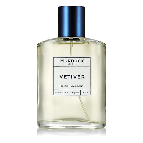 Murdock London Vetiver Cologne - Masculine Citrus & Woody Notes, Clean Label - 100ml