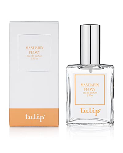 Tulip Perfume Classic Eau de Parfum - Vegan, No Dyes or Parabens, Mandarin Peony - 2oz