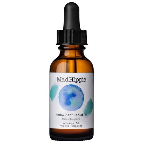 Mad Hippie Antioxidant Facial Oil - Nourishing Organic Argan Blend, Non-Comedogenic - 1.02oz