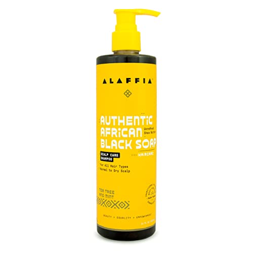 Alaffia Scalp Care Shampoo - Certified Organic, Cruelty-Free, Nourishing Formula - 12oz