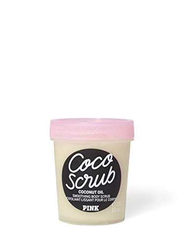 Victoria's Secret Pink Coco Body Scrub - Exfoliating Sugar Crystals, Coconut Oil, Dye-Free - 10oz