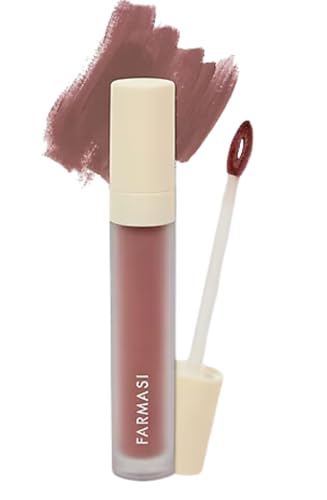 FARMASi Matte Liquid Lipstick - Long-Lasting, Lightweight, Moisture-Rich Color - 0.14 fl.oz (Brave)