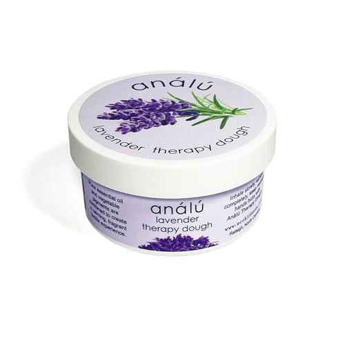 Analu Lavender Therapy Dough - Natural Stress Relief, Aromatherapy & Sensory Play - 1 Pack