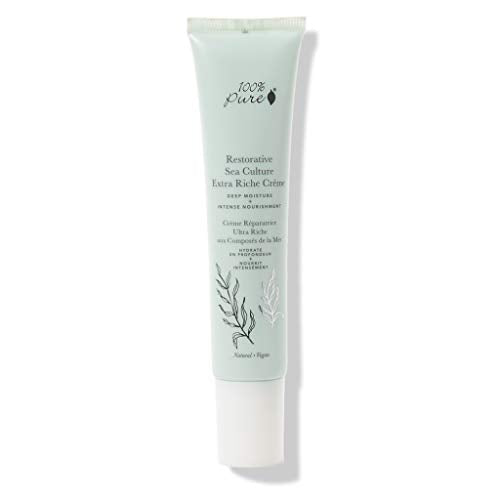 100% PURE Restorative Sea Culture Moisturizer - Nourishing, Soothes Redness, 1.4 oz