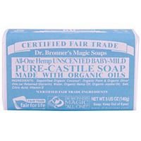 Dr. Bronner's Bar Soap Baby Mild - Gentle Cleansing, Natural Ingredients - 5 oz