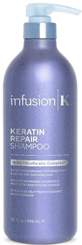 Infusion K Intense Repair Shampoo - Moisturizes & Strengthens, Color Safe, 32 oz