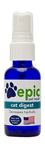 Epic Cat Digest Supplement - Reduces Hairballs, Improves Digestion, 2oz Spray