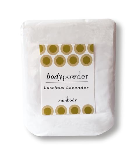 Sumbody Body Powder - Odor Protection & Sweat Absorption, Talc-Free Lavender - Travel Size