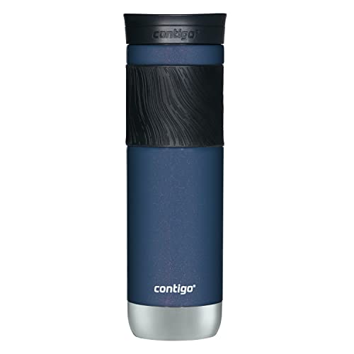 Contigo SNAPSEAL Insulated Travel Mug - Leak-Proof, BPA-Free, Textured Grip - 24oz Midnight Berry