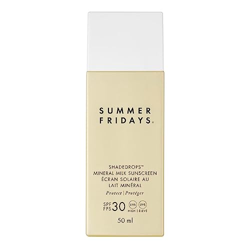 Summer Fridays ShadeDrops Mineral Sunscreen SPF 30 - Lightweight, Zinc Oxide, 1.7 Fl Oz