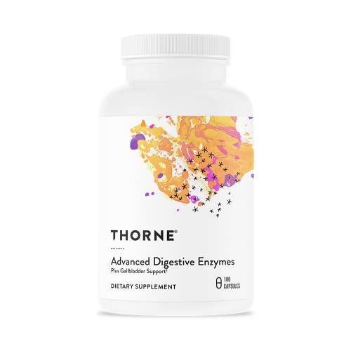 THORNE Advanced Digestive Enzymes - Supports Digestion & Nutrient Absorption - 180 Capsules