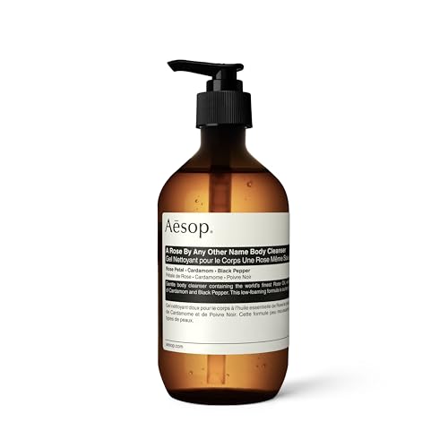 Aesop Body Cleanser - Invigorating Exfoliant with Rose Petal Oil, Vegan & Cruelty-Free - 16.9oz