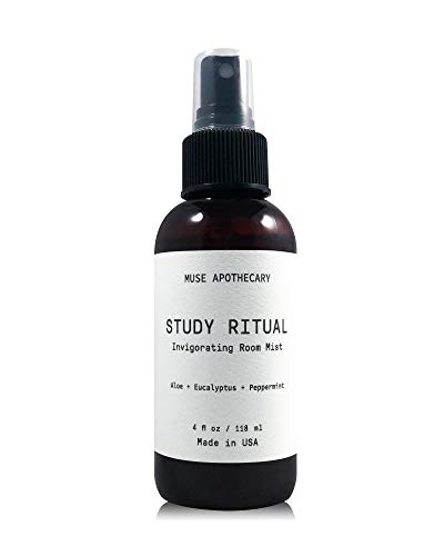 Muse Apothecary Study Ritual Room Mist - Invigorating Aroma, Natural Essential Oils - 4oz