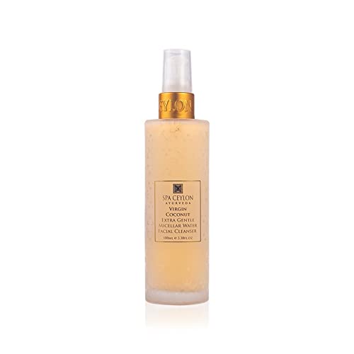 SPA CEYLON Virgin Coconut Facial Cleanser - Removes Makeup, Nourishing Botanicals - 100ml