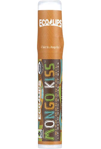 ECO LIPS Organic Lip Balm - Nourishing Hydration with Mongongo Oil, Vanilla Honey - 0.25 OZ