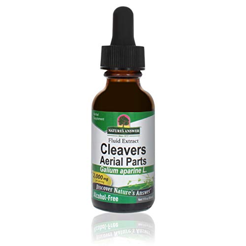 Nature's Answer Cleavers Herb Extract - Supports Urinary Health, Alcohol-Free, Gluten-Free - 1oz