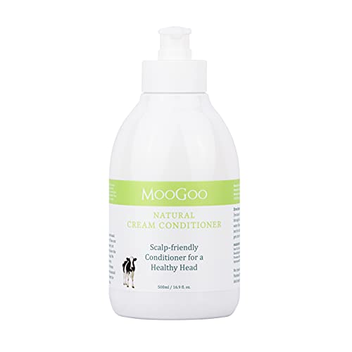 MooGoo Cream Conditioner - Moisturizes & Repairs Hair, Gentle for Sensitive Scalps - 300ml