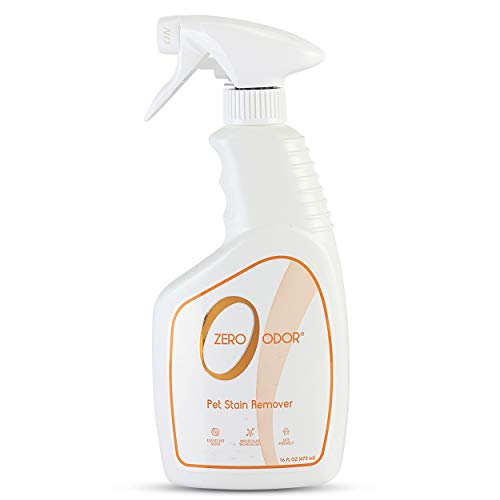 Zero Odor Pet Stain Remover - Permanently Eliminates Odors, Non-Toxic, 16oz (400+ Sprays)