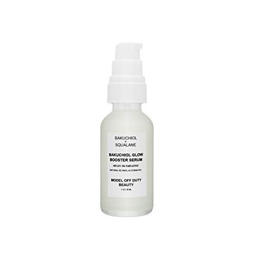 Model off Duty Beauty Face Serum - Bakuchiol Anti-Aging Boost, Vegan & Organic - 1 oz