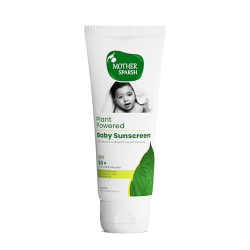 Mother Sparsh Body Sunscreen Lotion - SPF 30+ UVA/UVB Protection, 95% Bio-Based Ingredients - 100ml