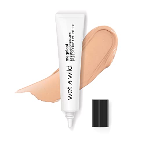 wet n wild Megalast Eyeshadow Primer - Lightweight, Vitamin E Infused, Cruelty-Free - 0.34oz