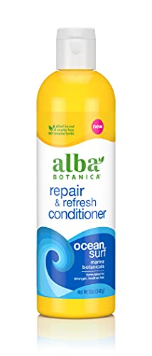 Alba Botanica Repair & Refresh Conditioner - Reduces Split Ends, Nourishes Scalp - 12 Oz