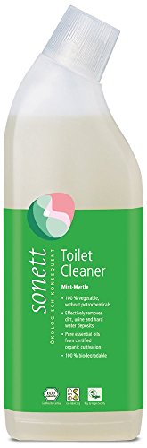 Sonett Organic Toilet Cleaner - Removes Dirt & Hard Water, Pure Essential Oils - 25fl Oz