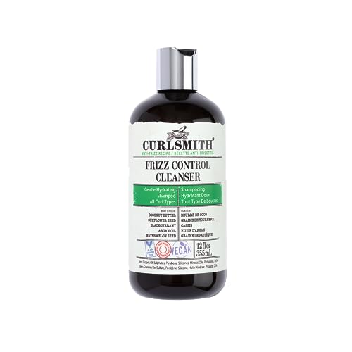 CURLSMITH Frizz Control Shampoo - Gentle Hydration, Vegan, No Sulphates - 355ml