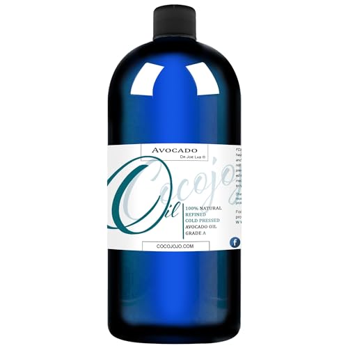 Dr Joe Lab Avocado Oil - Pure, Refined, Cold Pressed, Non-GMO, 32oz - Nourishes Skin & Hair