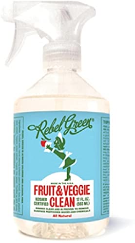 REBEL GREEN Fruit & Veggie Concentrate - Removes Surface Chemicals, Kosher Certified - 16oz