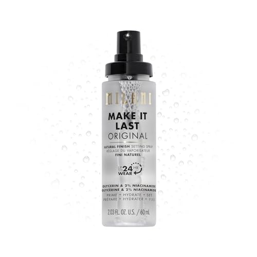 Milani Makeup Finishing Spray - Long-Lasting Hydration, Vegan Formula - 2.03 Fl. Oz