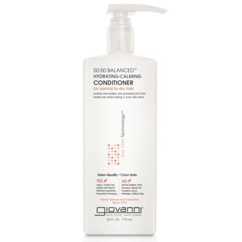 GIOVANNI Conditioner - Hydrating, pH Balanced for Color-Treated Hair, Vegan - 24 oz