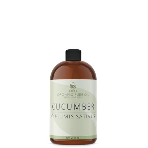 OPO Cucumber Seed Oil - 100% Pure, Nourishing, Hydrating for Skin & Hair - 8 oz