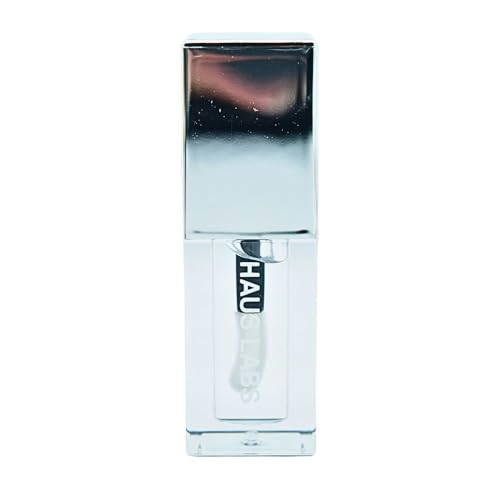 HAUS LABS Mini PhD Lip Oil - Hydrating, Non-Sticky Shine with Vegan Collagen - 0.14oz