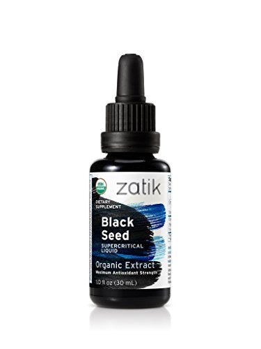 Zatik Naturals Organic Black Seed Extract - Maximum Antioxidant Strength, 1 Fl Oz