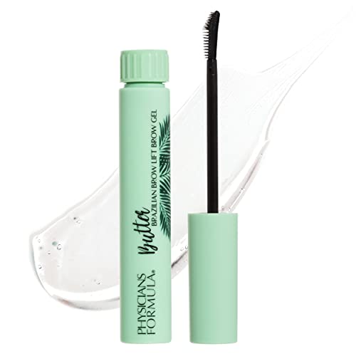 Physicians Formula Brow Gel - Lifts & Nourishes with Murumuru Butter, Clear Finish - 0.25oz